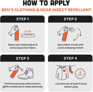 Ben’s® Clothing & Gear Insect Repellent 6 oz.  Continuous Spray